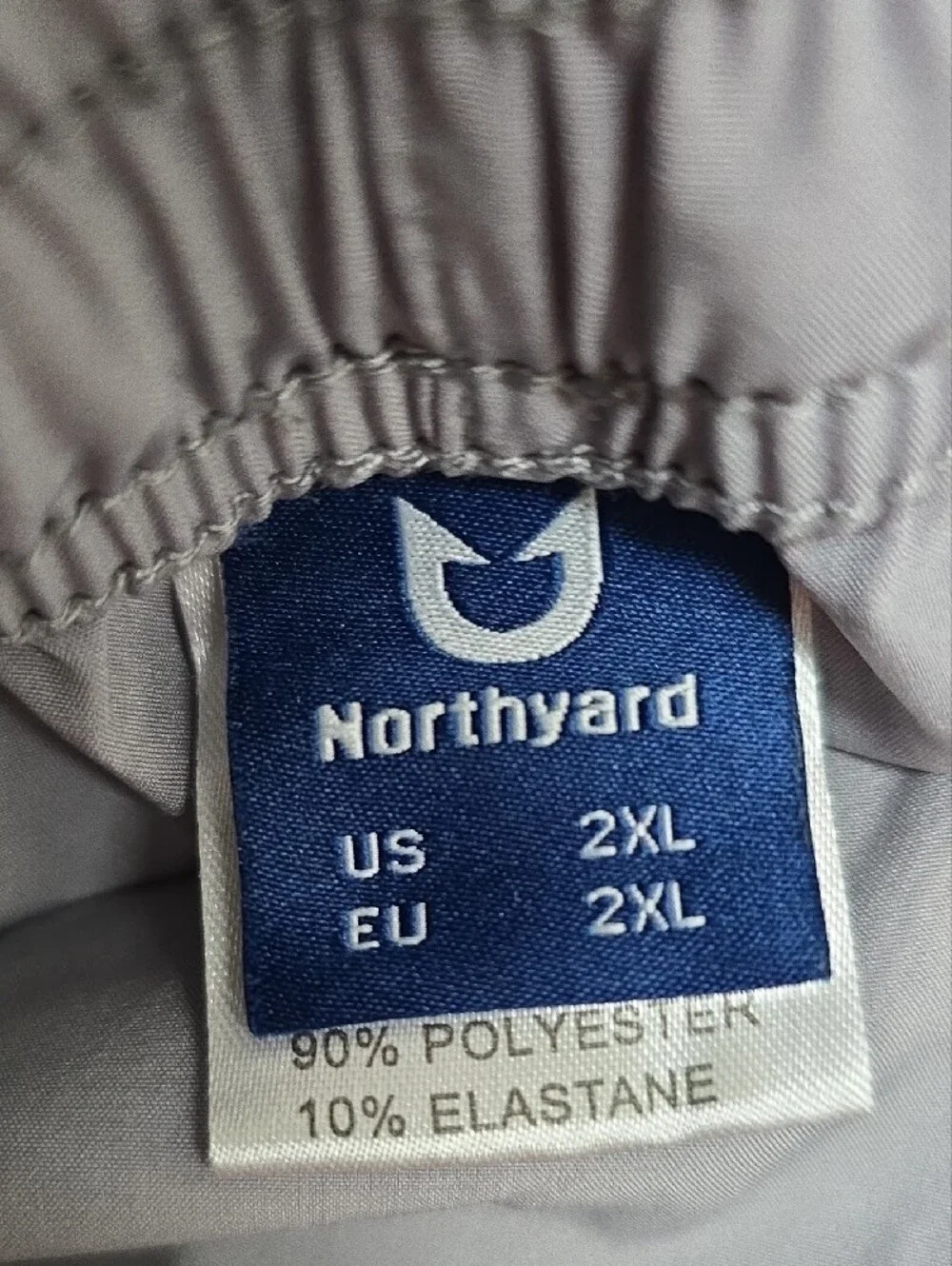 Northyard Men's Lightweight Gray Athletic Shorts - Size 2XL